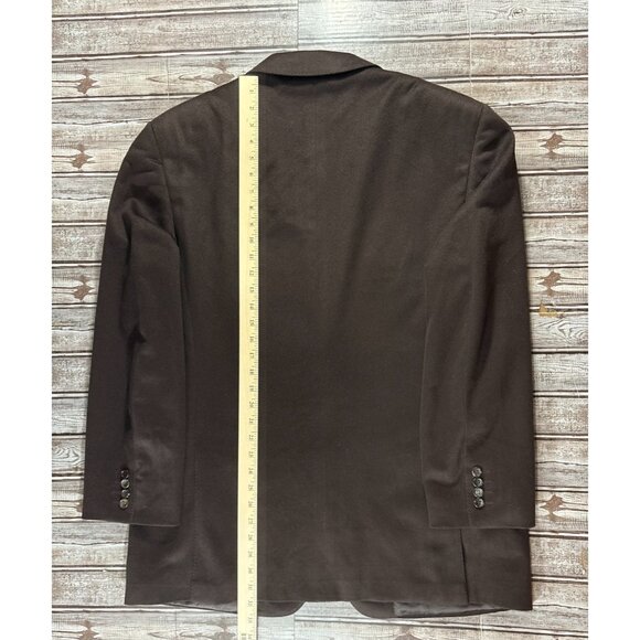 CANALI 100% Cashmere Jacket Blazer Sport Coat sz 54 R color brown made in Italy - Picture 11 of 11